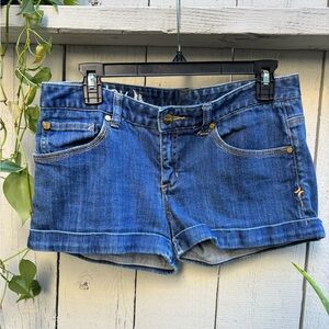 Y2K Hurley Low Rise Denim Shorts